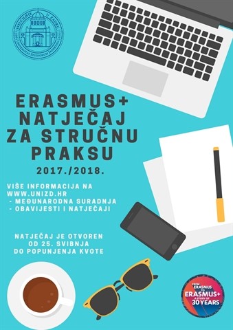 Produljen Natječaj za studentsku mobilnost u svrhu Erasmus+ stručne prakse