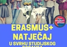 Produljeni Erasmus+ Natječaj za studentsku mobilnost u svrhu studijskog boravka 